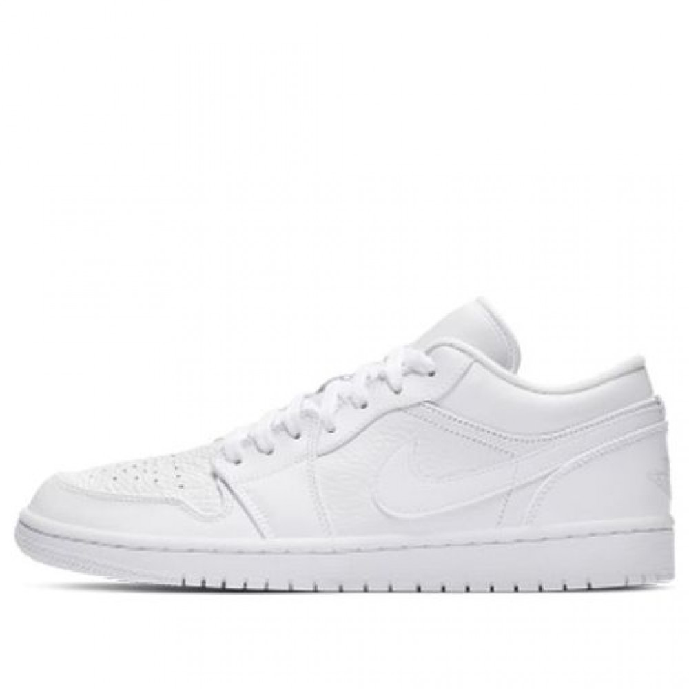 Air Jordan 1 Retro Low  Triple White  553558-111