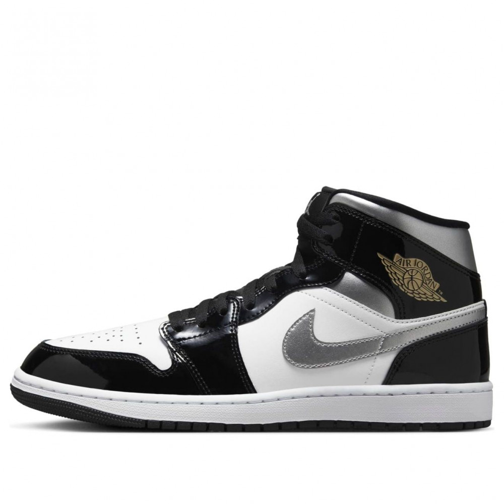Air Jordan 1 Mid  Black Patent  HV0789-010