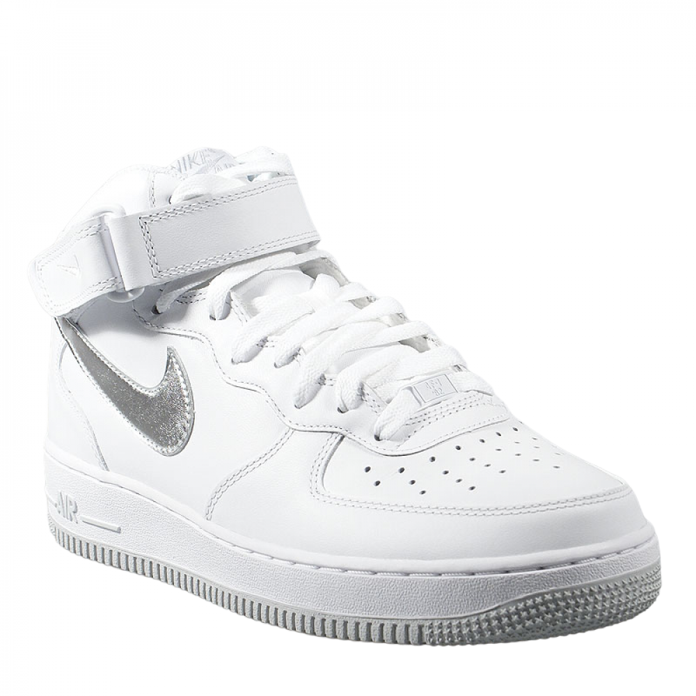 Nike Air Force 1 Mid  07  White Silver  315123-109