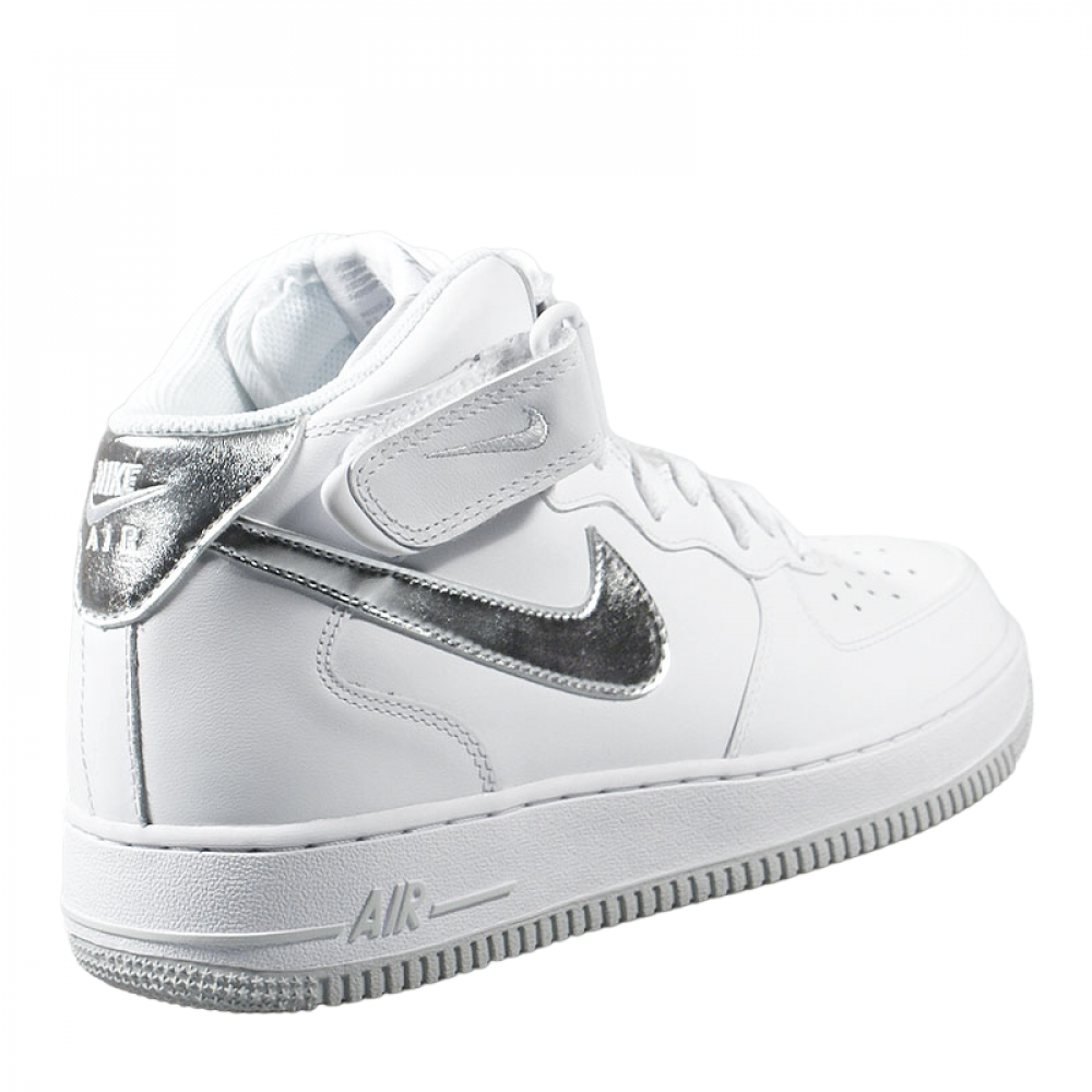 Nike Air Force 1 Mid  07  White Silver  315123-109