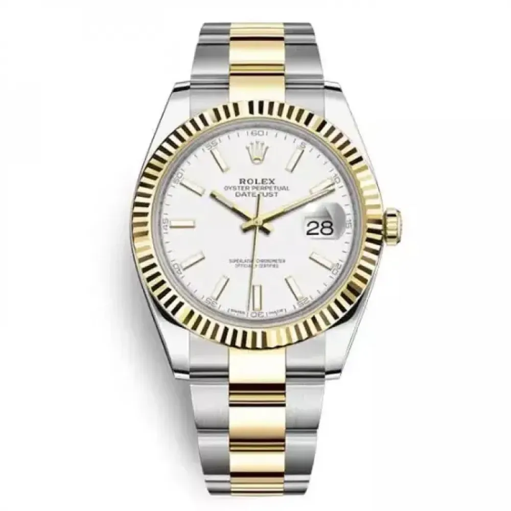 Men Date Just Ii Goldmix Multicolor Selection 41Mm