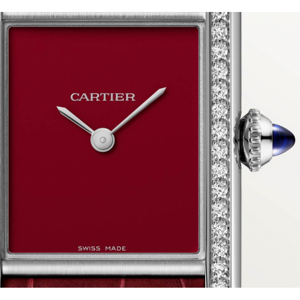 Cartier Tank Must Watch Small Stainless Steel Quartz