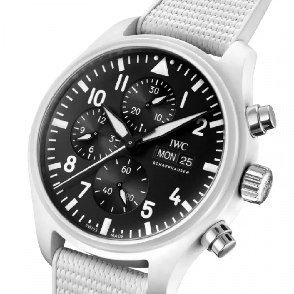 [Top Of The Line Swiss 1:1]Iwc Pilot Series Iw389105 Watch ( Lake Tahoe Special Edition)