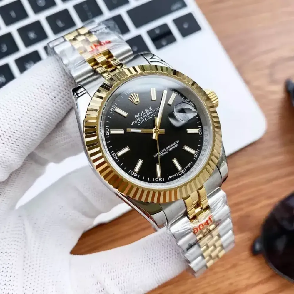 Men Date Just Ii Goldmix Multicolor Selection 41Mm