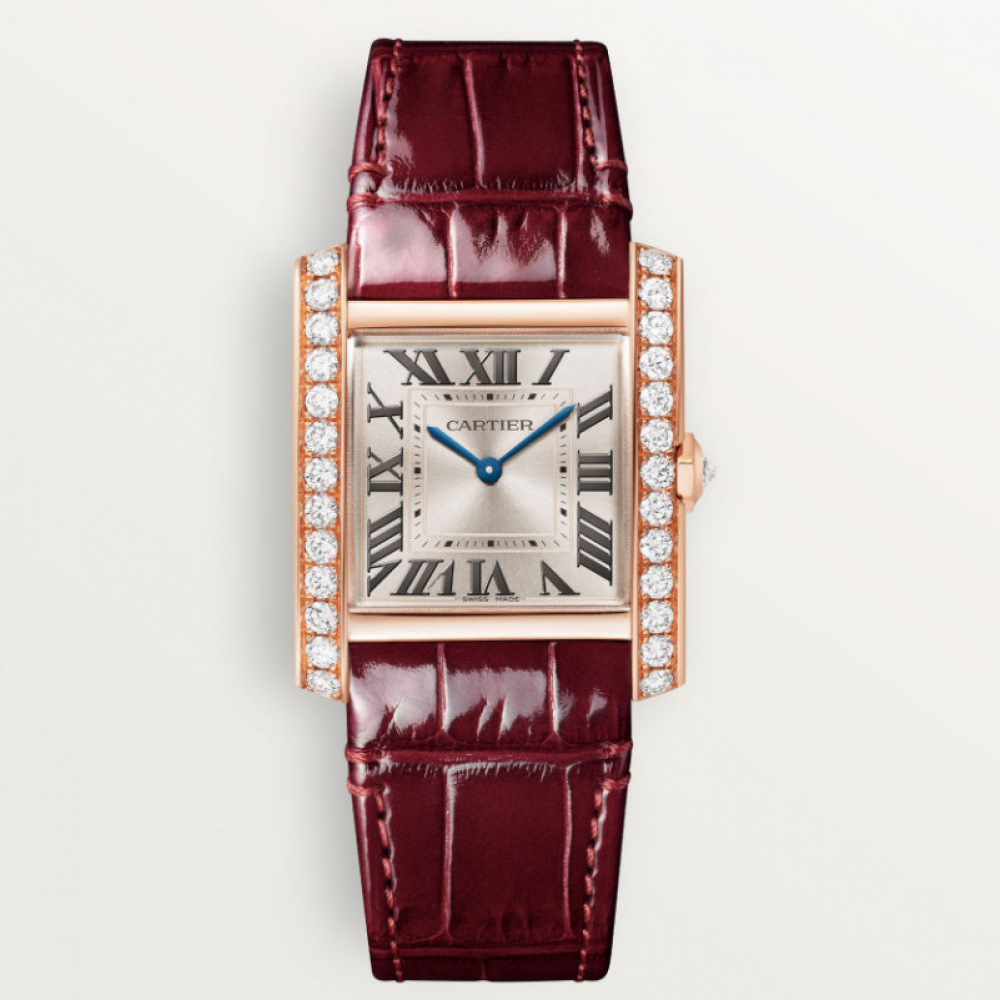 Cartier Tank Française Watch Medium Size Rose Gold Quartz