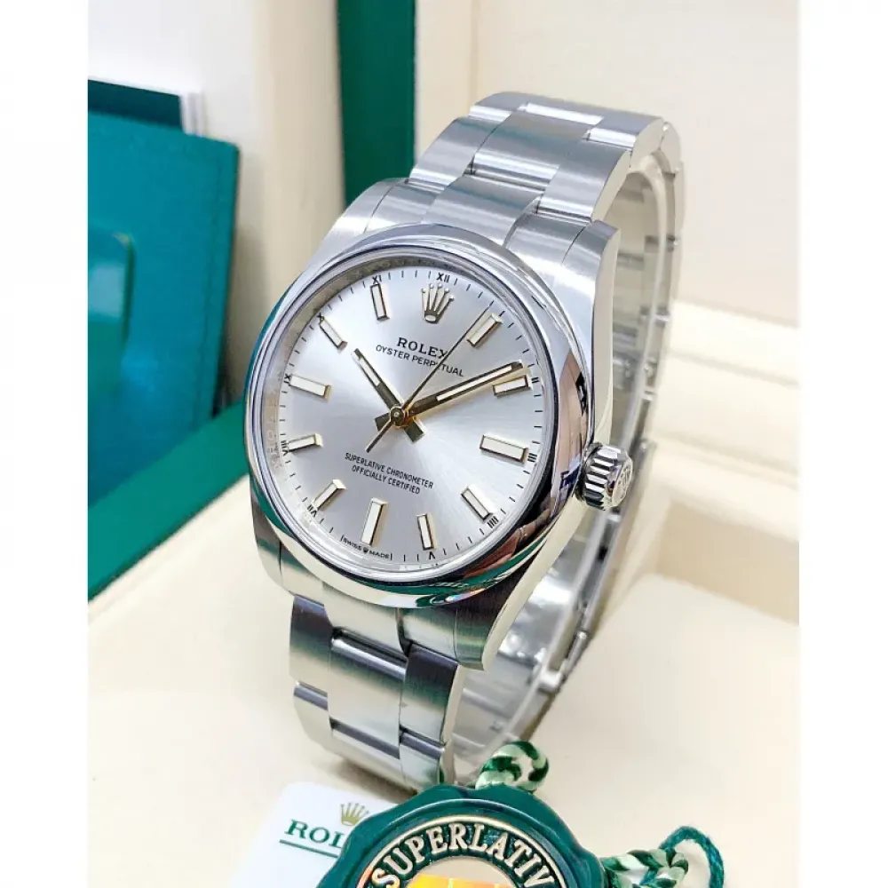 Men Oyster Perpetual 124300 Series(Champagne Gold)