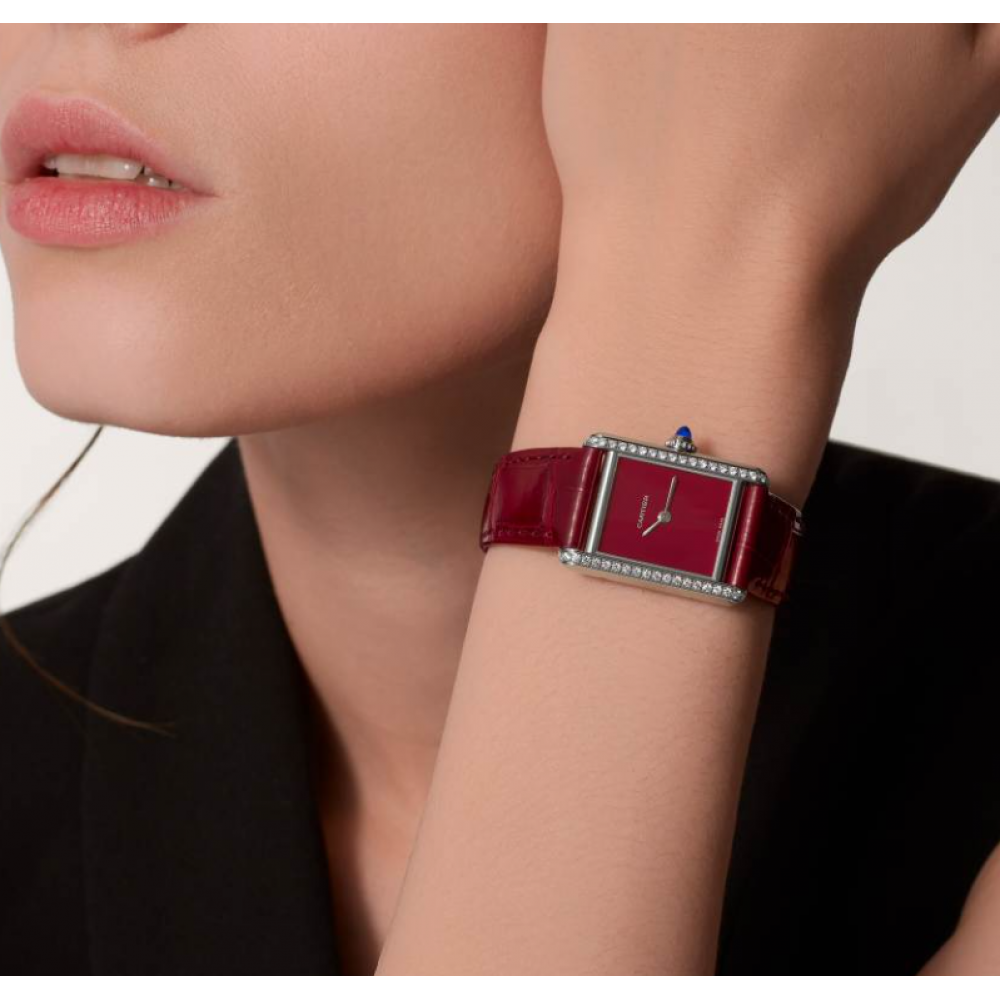Cartier Tank Must Watch Small Stainless Steel Quartz