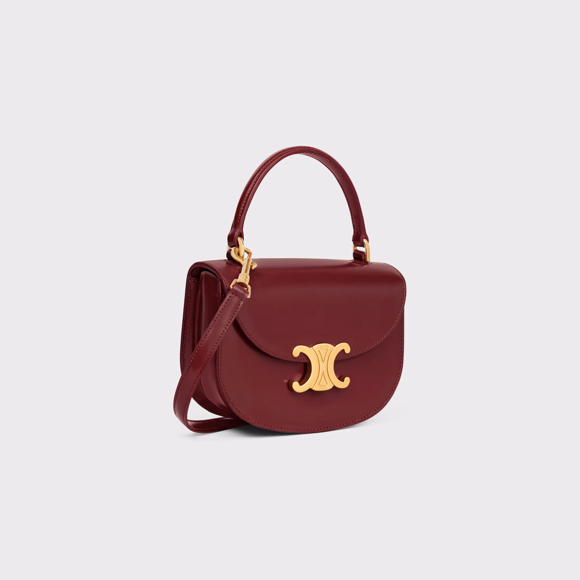 Mini Besace Clea In Shiny Calfskin Mini Besace Clea In Shiny Calfskin