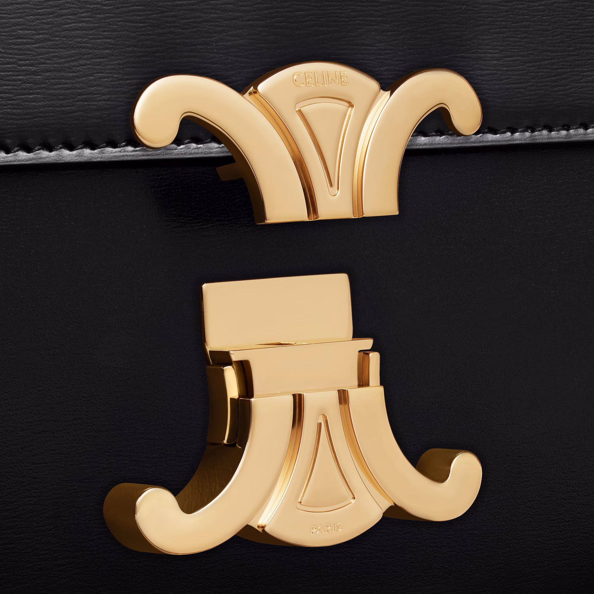 Classique Triomphe Bag In Shiny Calfskin Classique Triomphe Bag In Shiny Calfskin