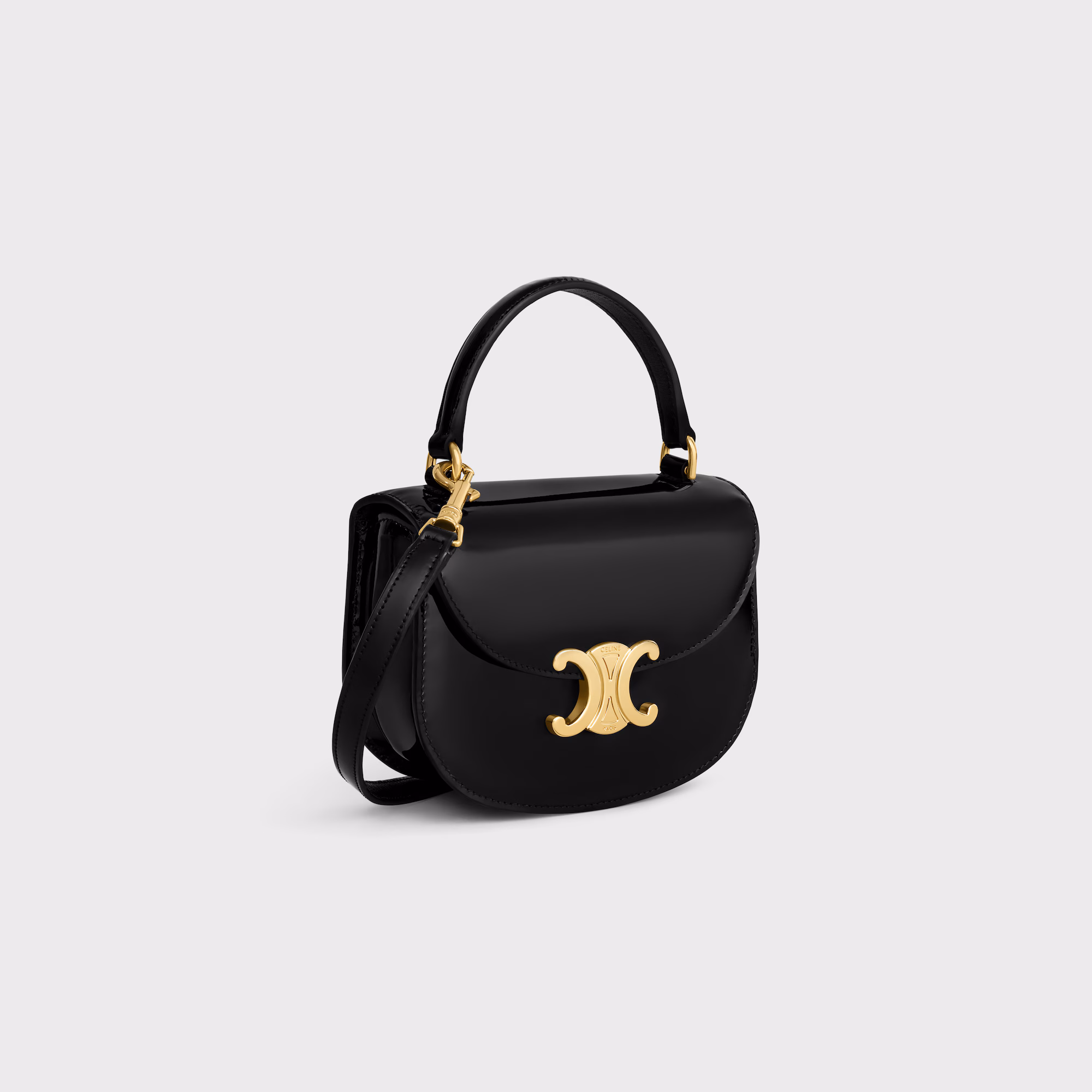 Mini Besace Clea In Patent Calfskin