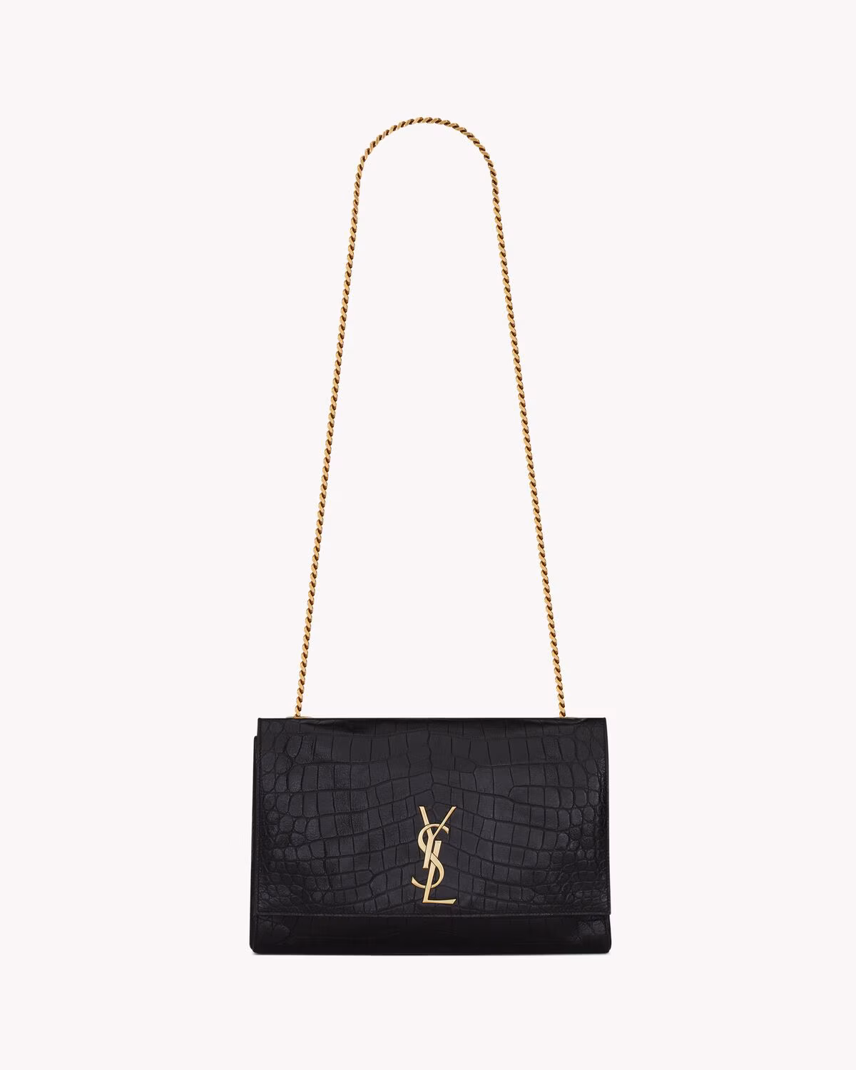 Reversible Kate Medium In Crocodile-Embossed Leather Reversible Kate Medium In Crocodile-Embossed Leather