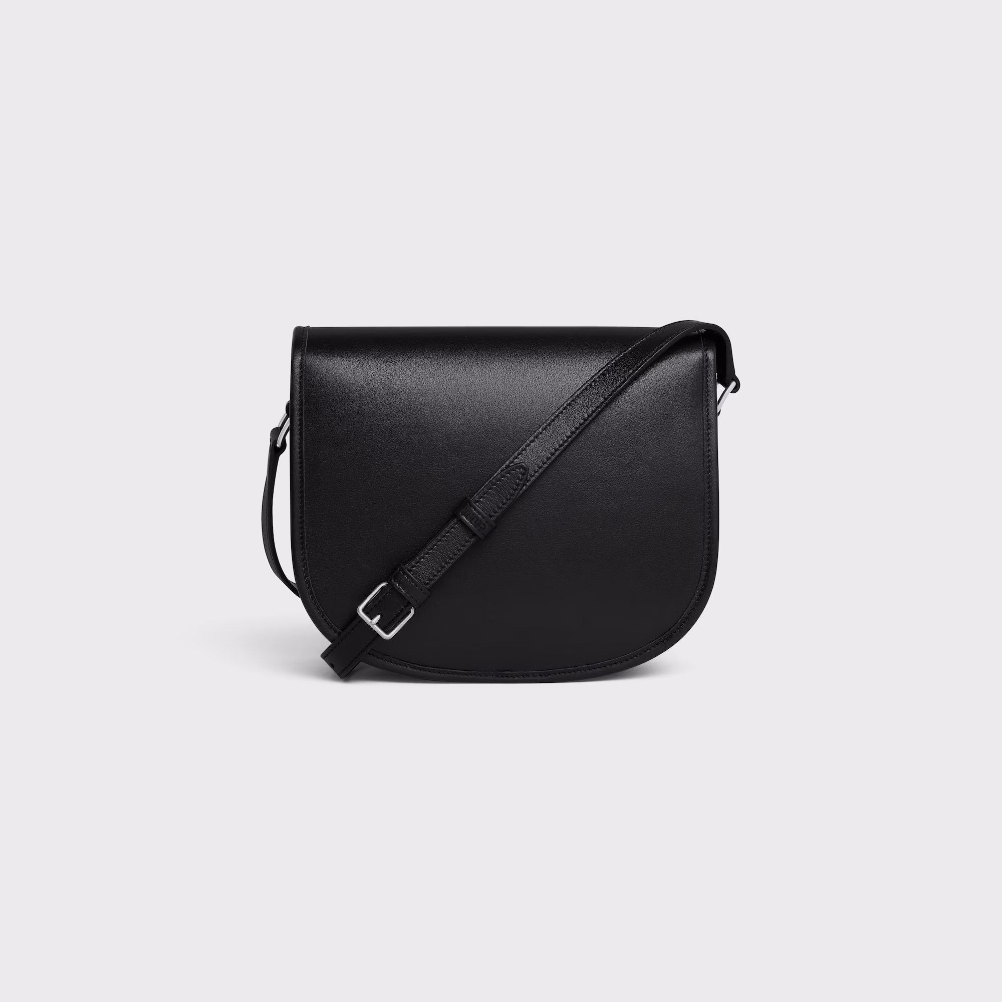 Medium Besace Triomphe In Supple Natural Calfskin Medium Besace Triomphe In Supple Natural Calfskin
