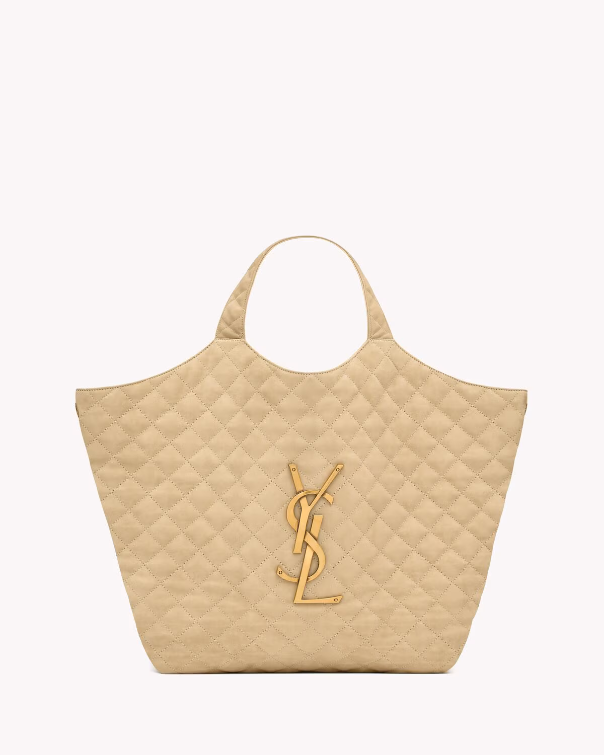 Icare Maxi Shopping Bag In Quilted Nubuck Suede Icare Maxi Shopping Bag In Quilted Nubuck Suede