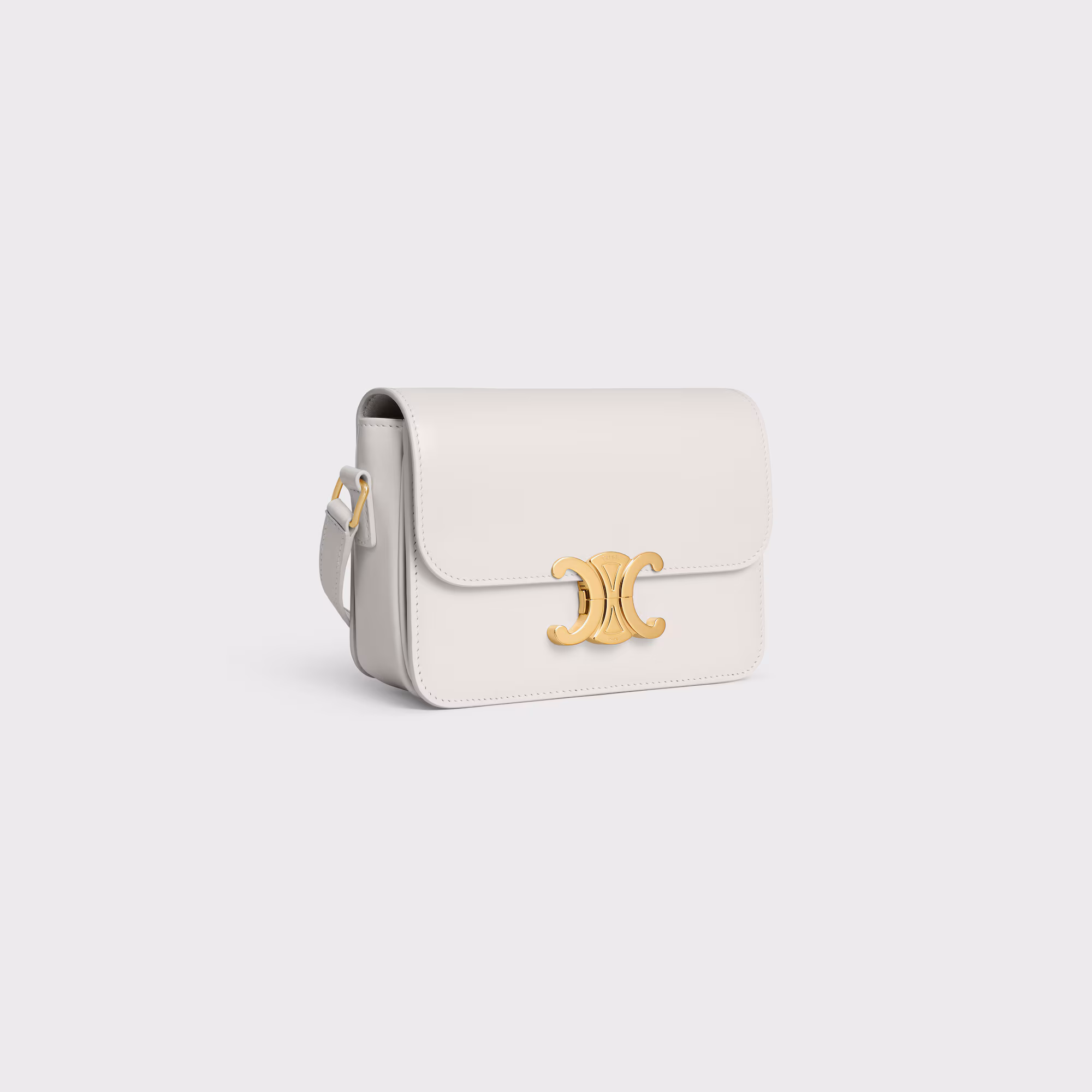 Teen Triomphe Bag In Shiny Calfskin Teen Triomphe Bag In Shiny Calfskin