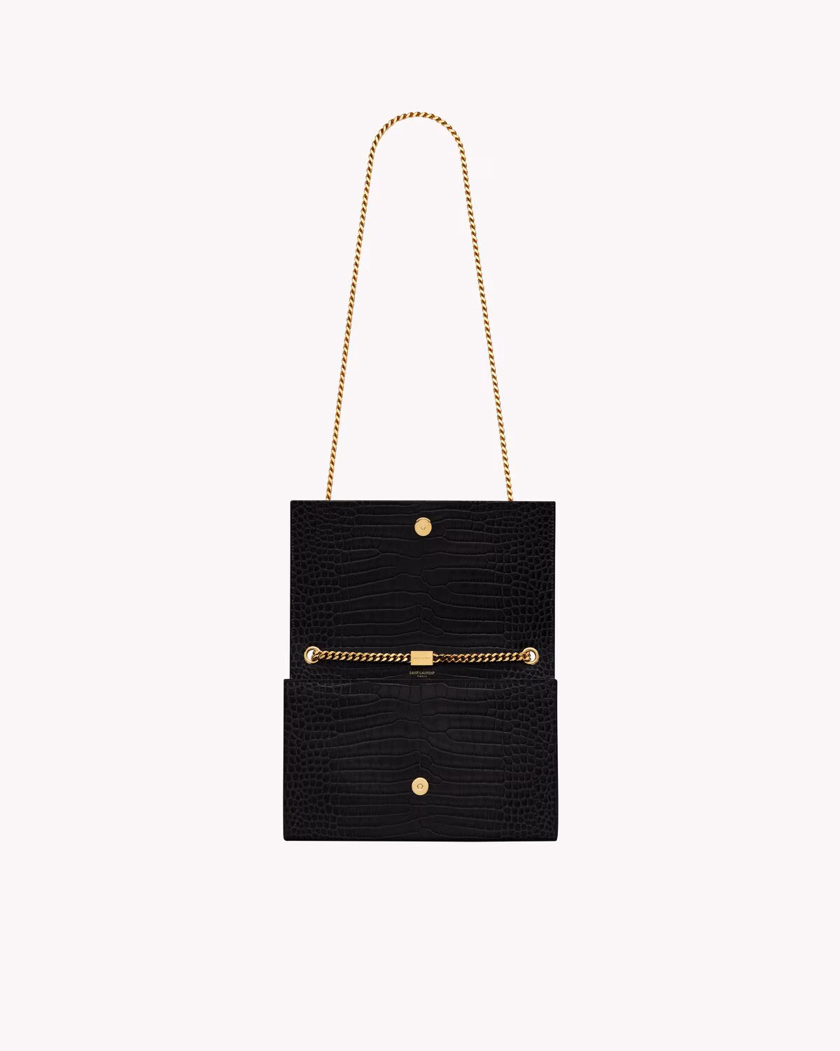 Kate Medium Tassel In Crocodile-Embossed Leather Kate Medium Tassel In Crocodile-Embossed Leather