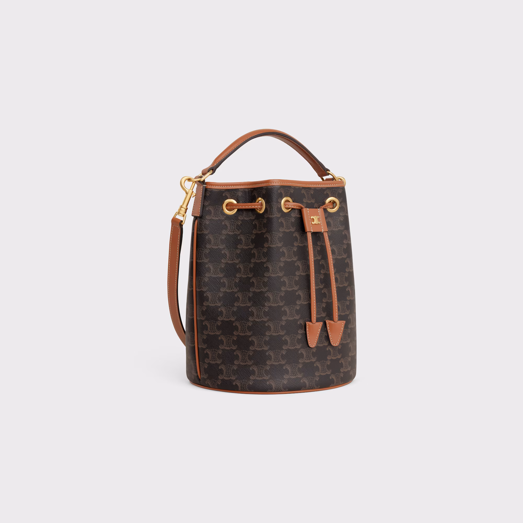 Clara Bag In Triomphe Canvas And Calfskin
