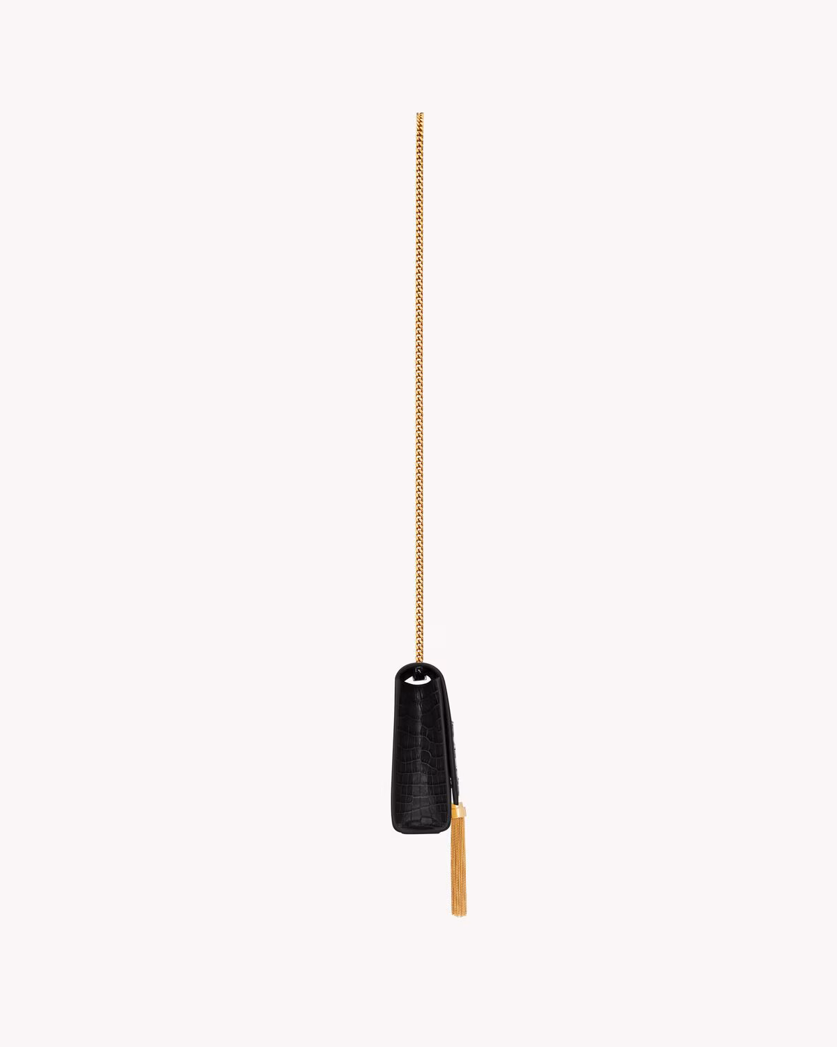 Kate Medium Tassel In Crocodile-Embossed Leather Kate Medium Tassel In Crocodile-Embossed Leather