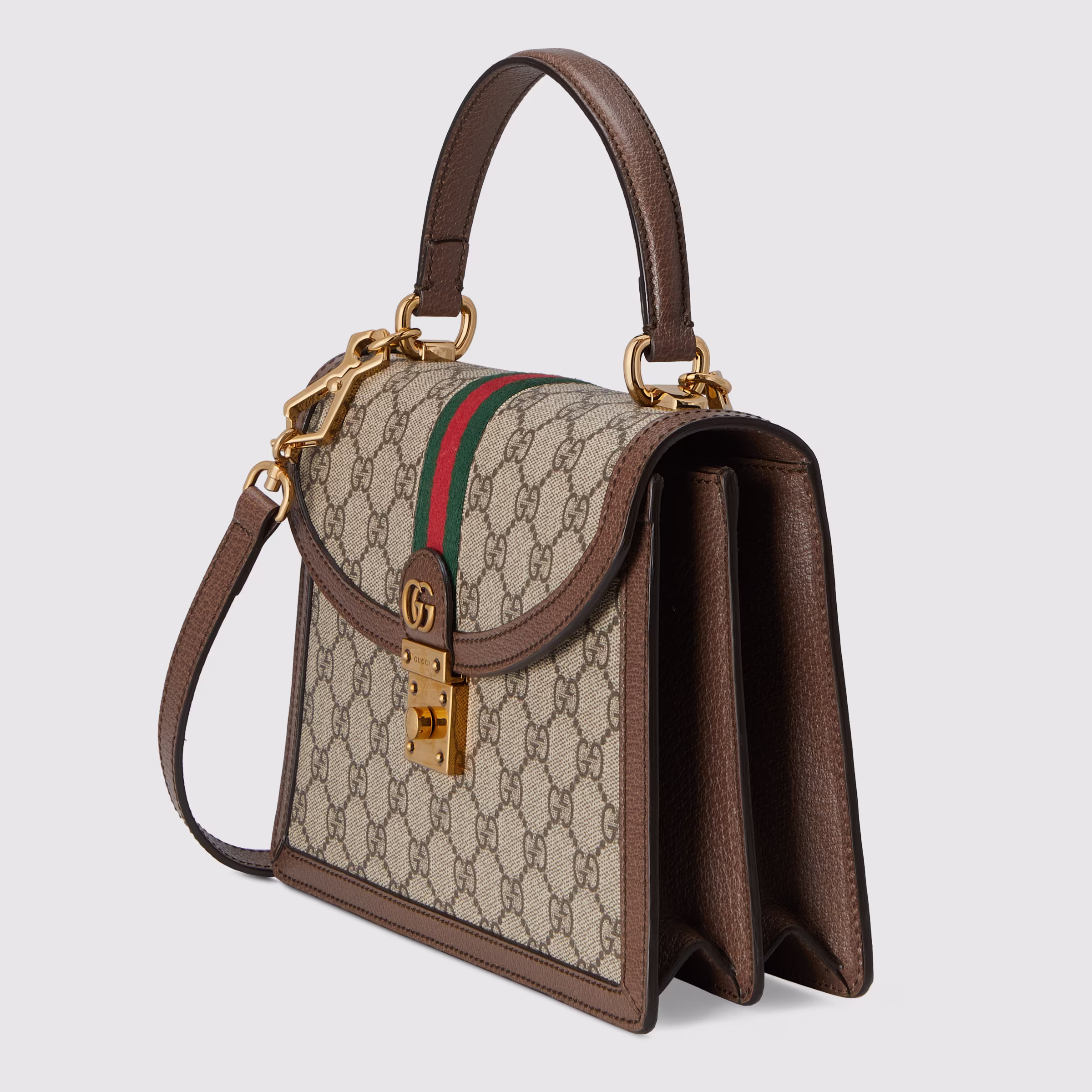 Sac À Main Ophidia Avec Bande Web Petite Taille