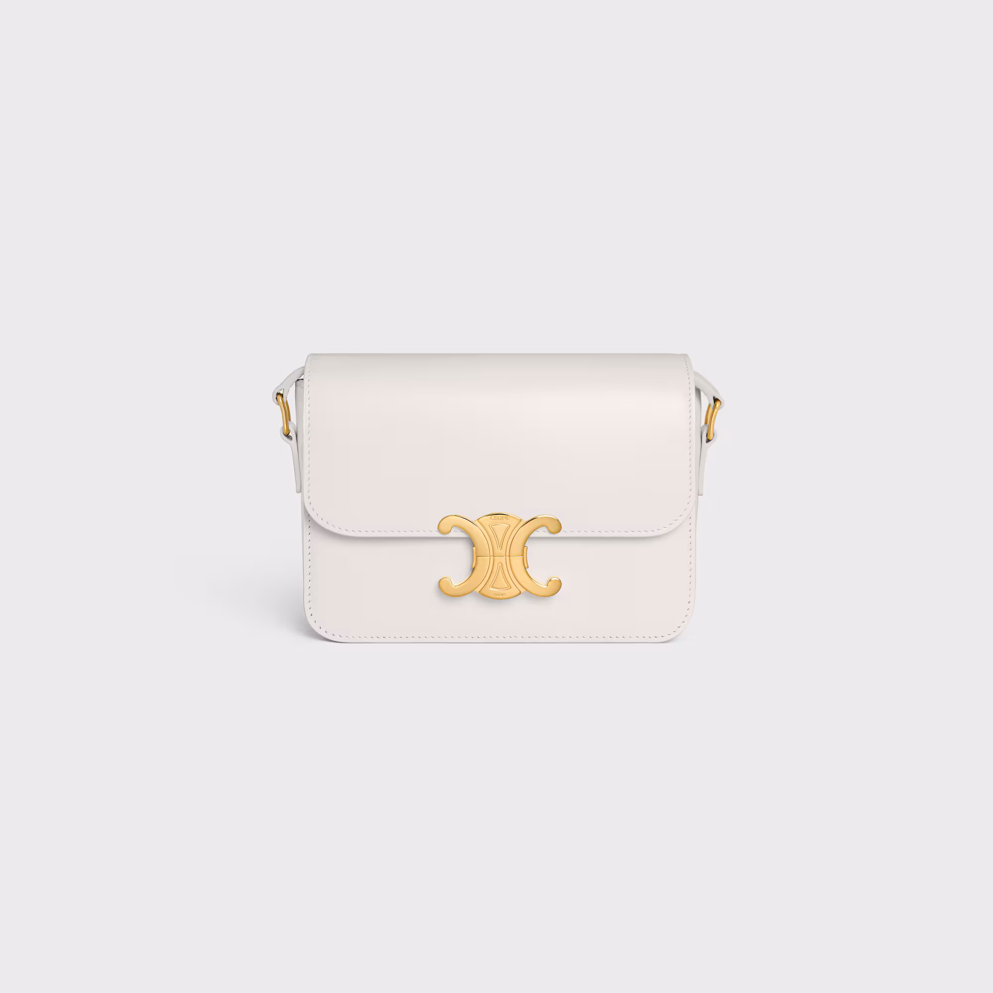 Teen Triomphe Bag In Shiny Calfskin Teen Triomphe Bag In Shiny Calfskin