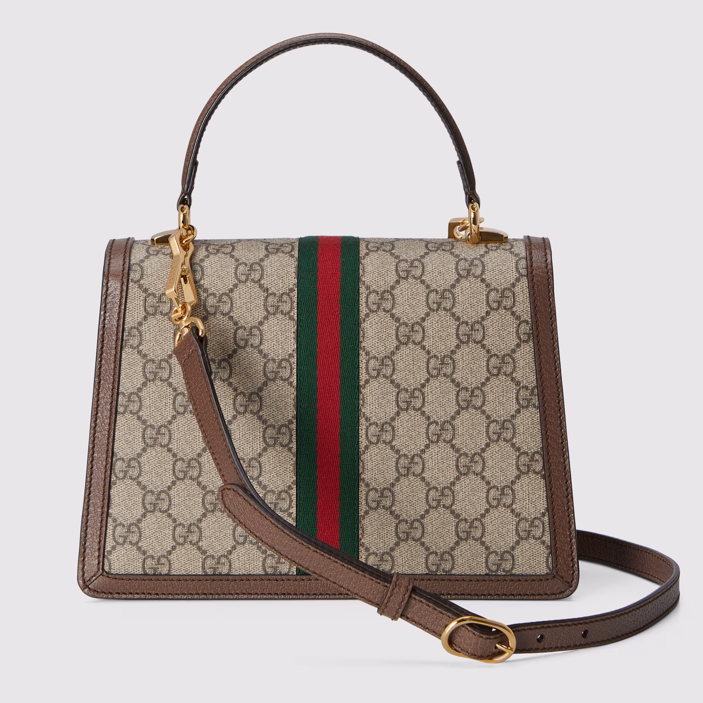 Sac À Main Ophidia Avec Bande Web Petite Taille