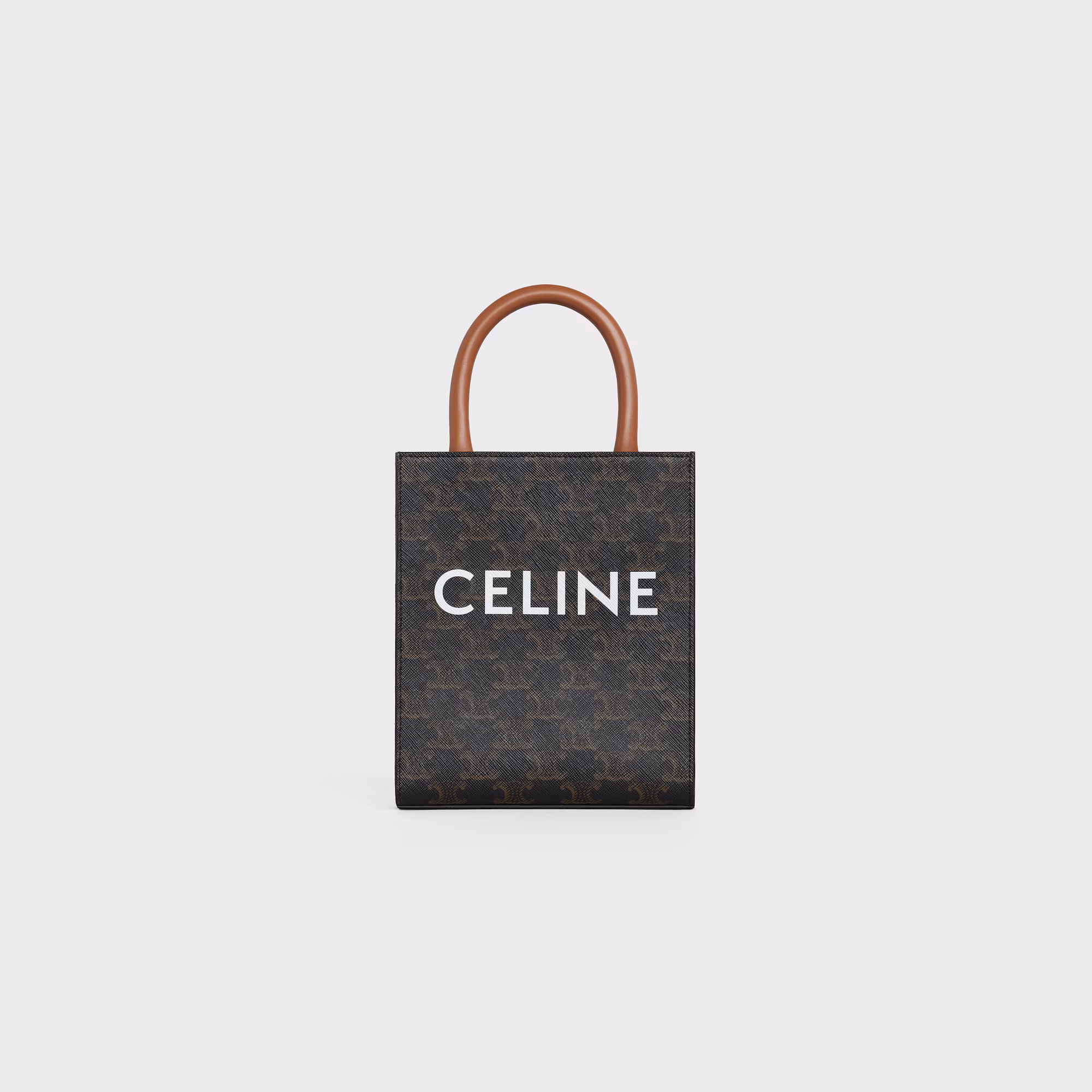 Mini Vertical Cabas In Triomphe Canvas With Celine Printmini Vertical Cabas In Triomphe Canvas With Celine Print