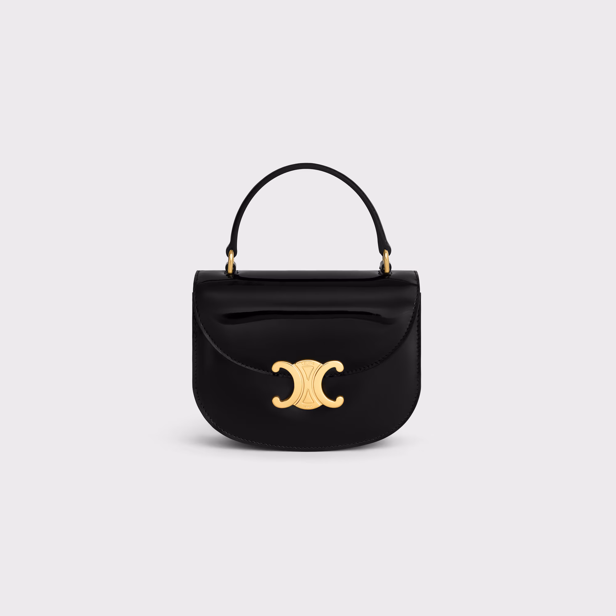 Mini Besace Clea In Patent Calfskin