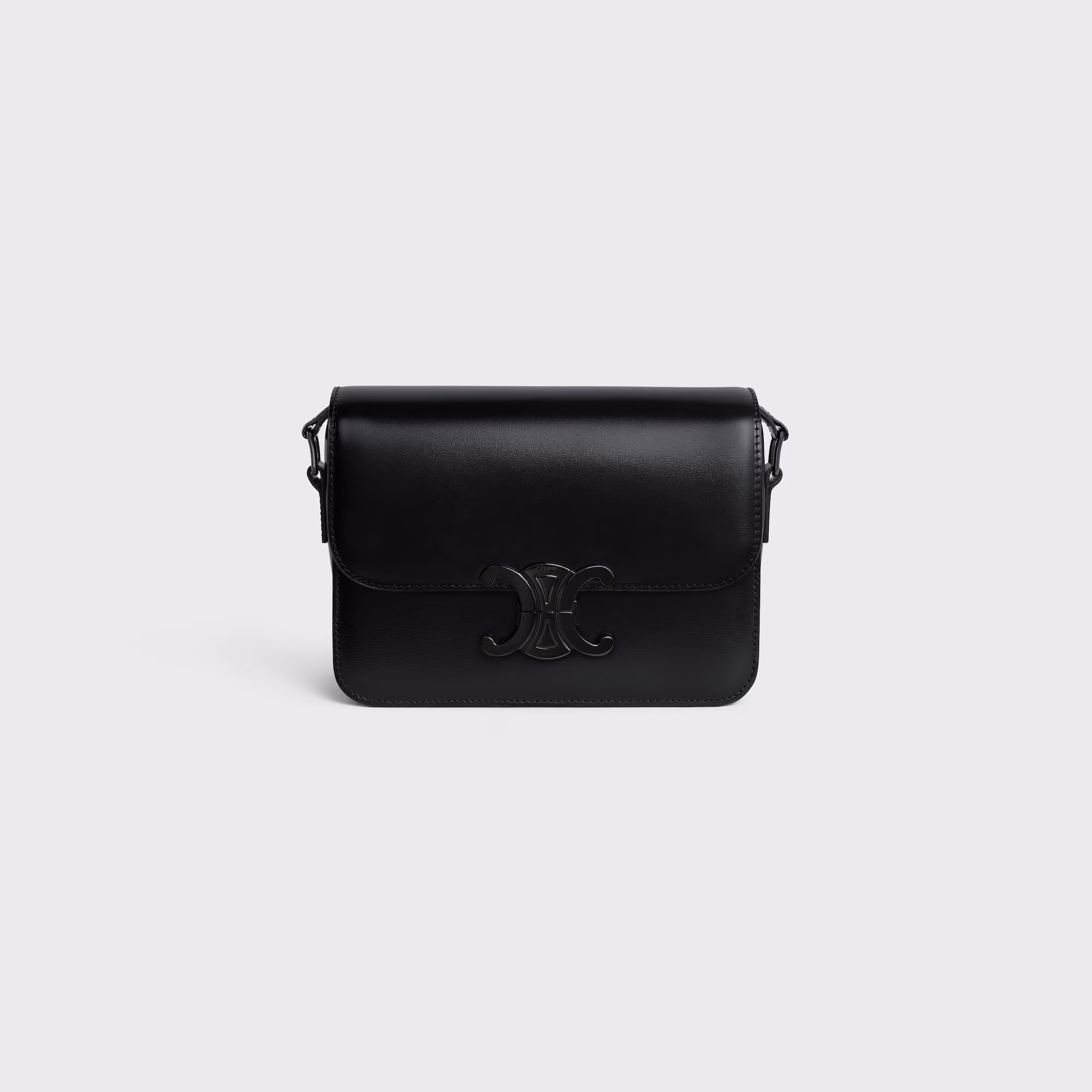 Teen Triomphe Bag In Shiny Calfskin