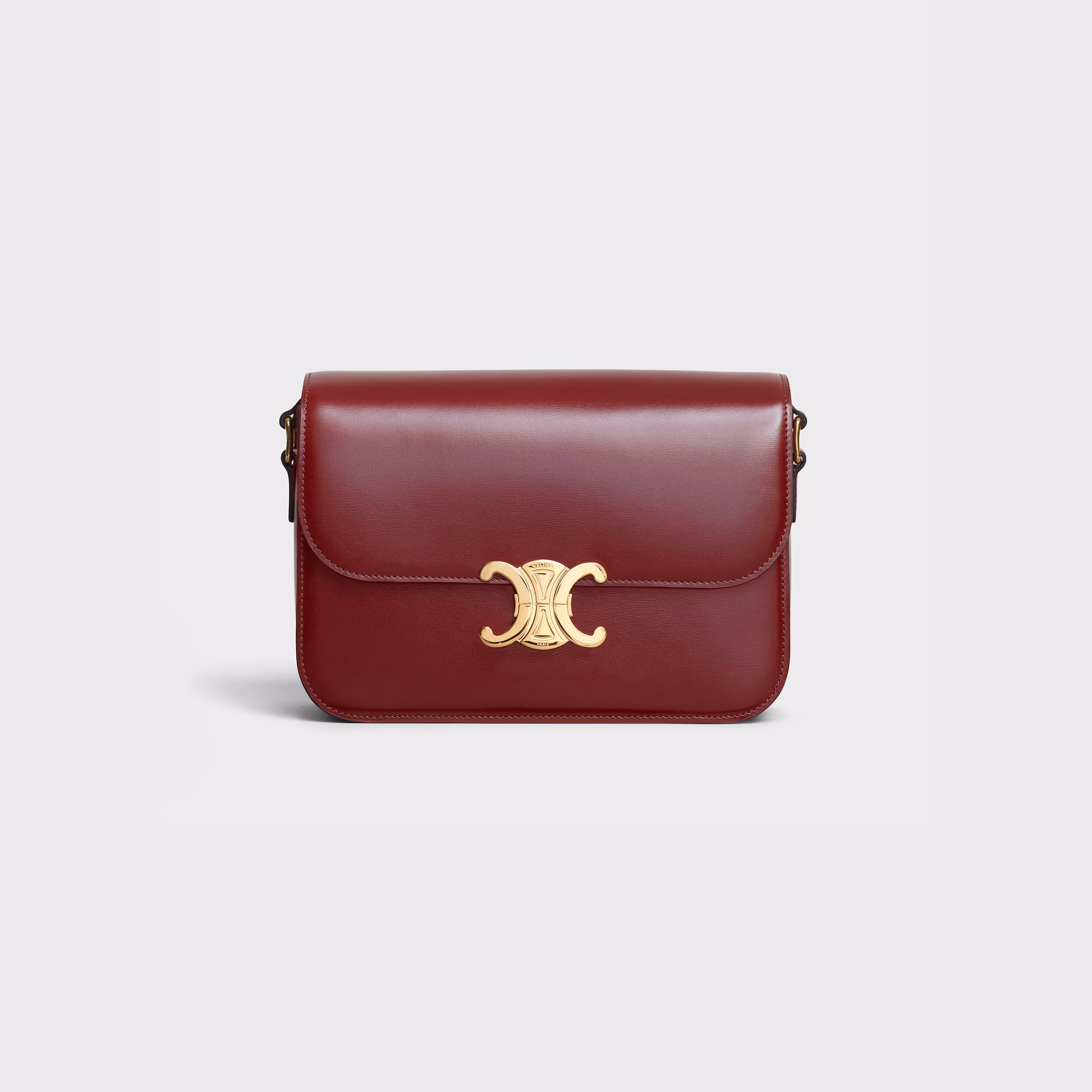 Classique Triomphe Bag In Shiny Calfskin Classique Triomphe Bag In Shiny Calfskin