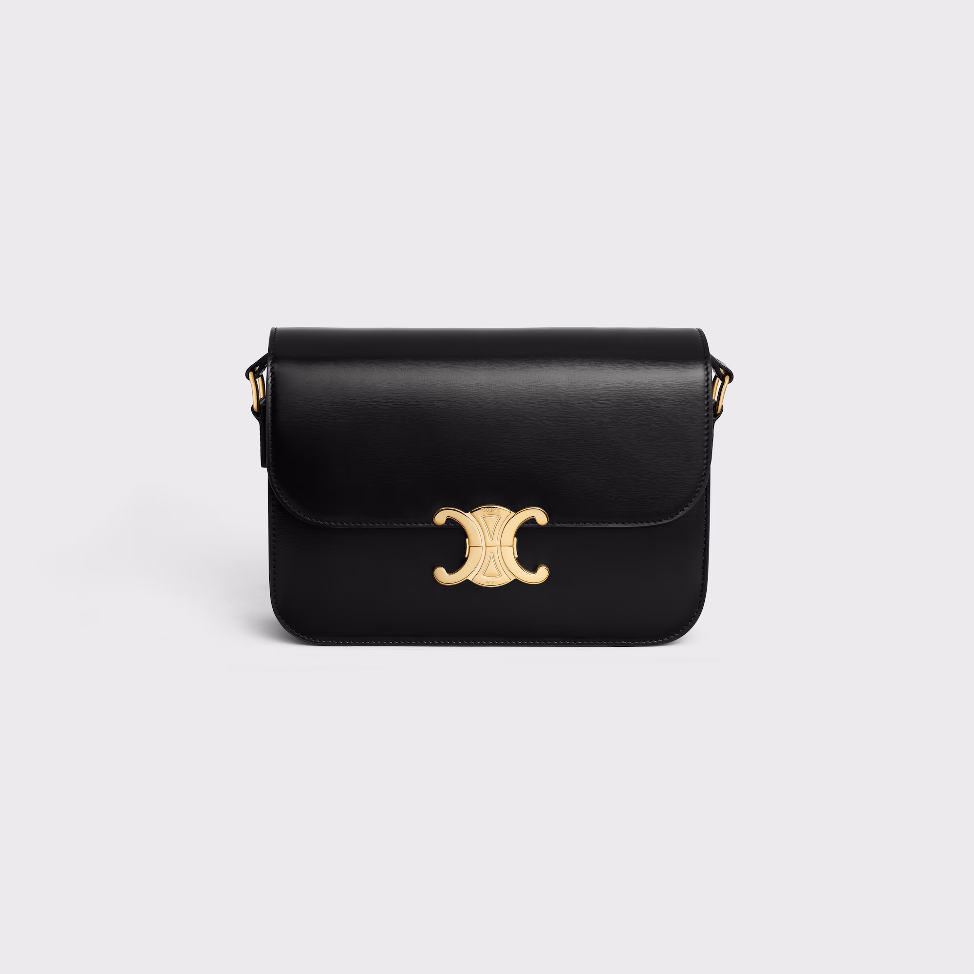 Classique Triomphe Bag In Shiny Calfskin Classique Triomphe Bag In Shiny Calfskin