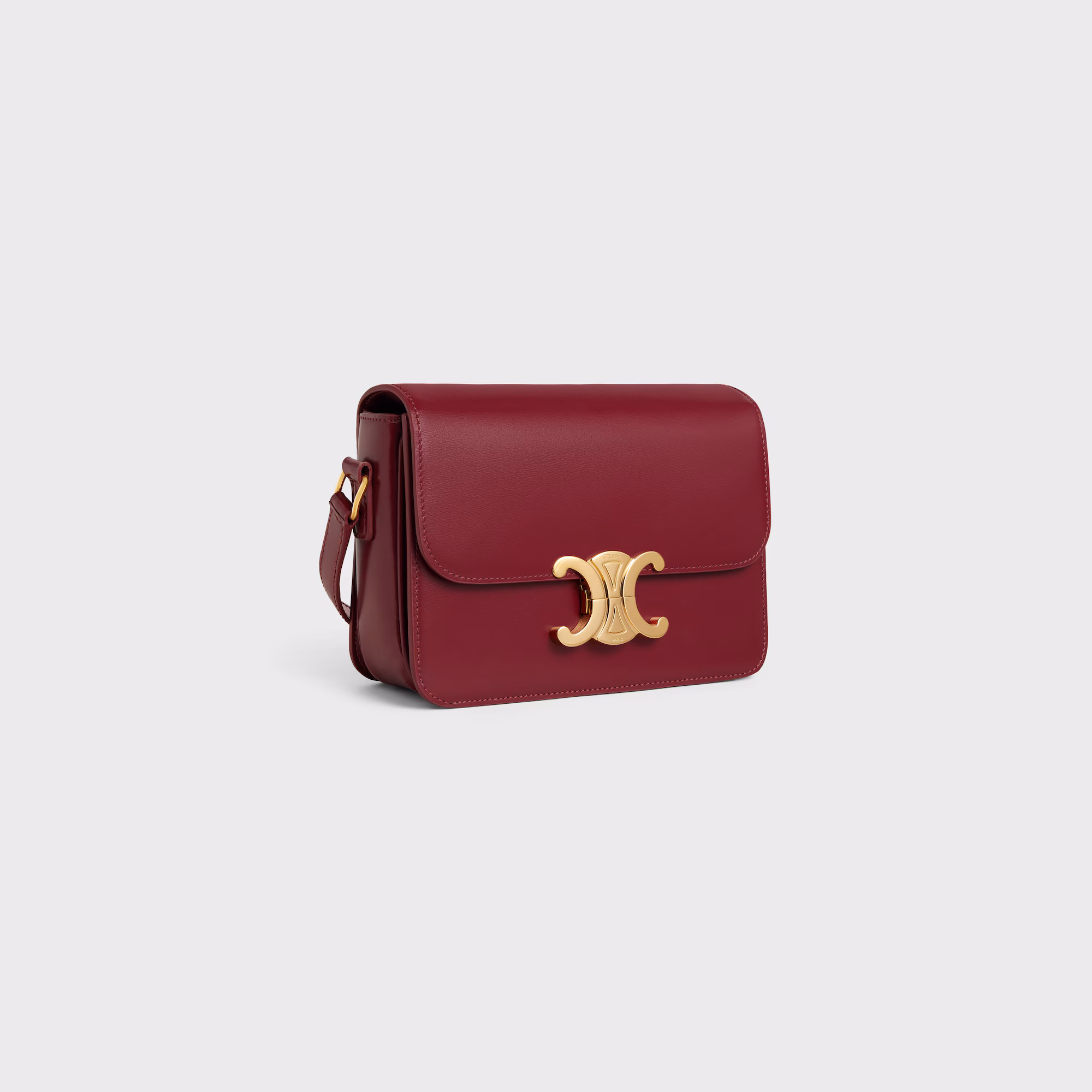 Teen Triomphe Bag In Shiny Calfskin Teen Triomphe Bag In Shiny Calfskin