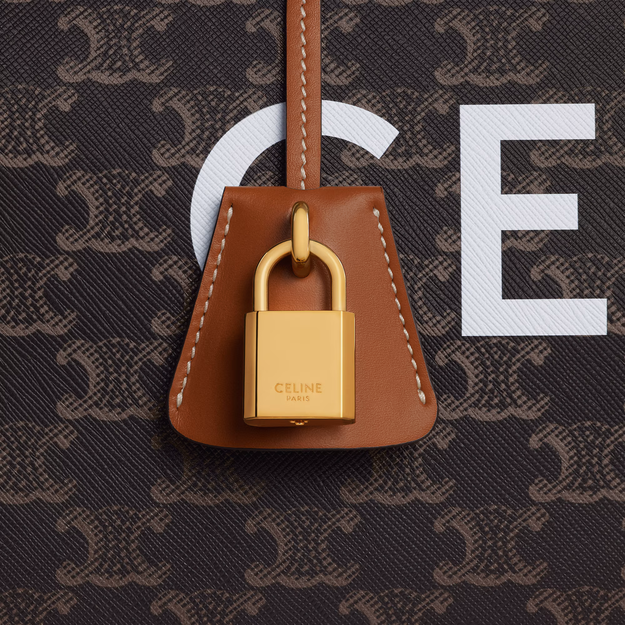 Large Travel Bag In Triomphe Canvas With Celine Print Large Travel Bag In Triomphe Canvas With Celine Print